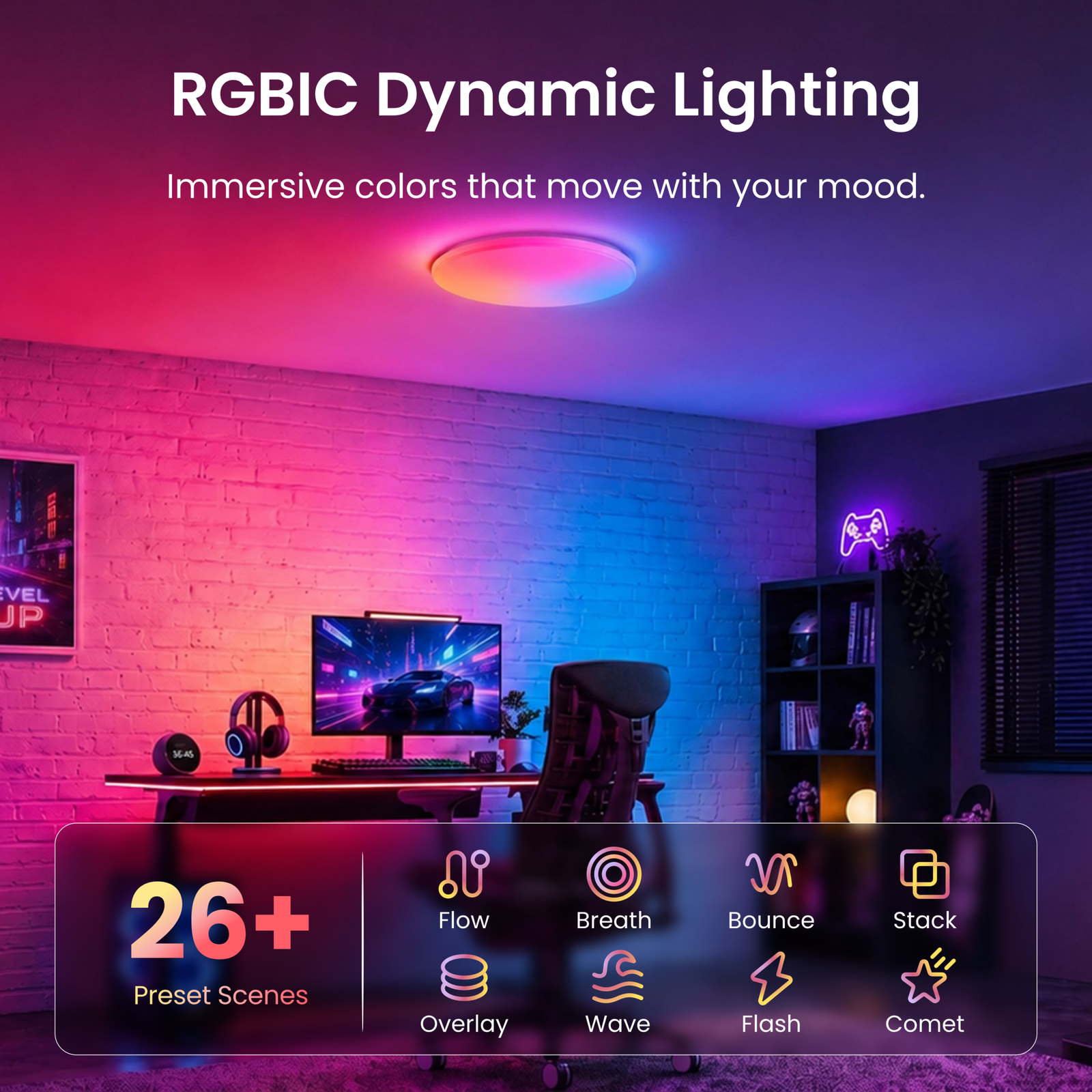 RGBICWW Ceiling Light 12inch - Image 5