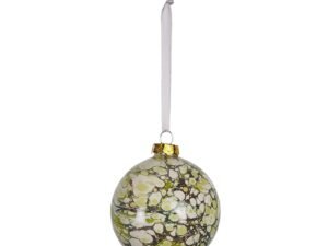Large Moss Marbled Bauble