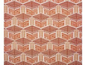 Orange Kullu House Fabric