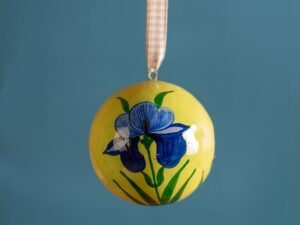 Lime & Blue Orchid Bauble